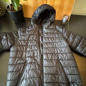 Black Perry Ellis Portfolio Puffer Jacket